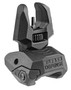 FAB Defense FXFBS Front Back-Up Sight  for AR-15/ M16/ M4 Low Folded Profile Spring-Locked Deployment Black Polymer & Metal