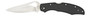 Spyderco BY03PBK2 Byrd Cara Cara 2 Lightweight 3.75" Folding Drop Point Plain 8Cr13MoV SS Blade Black  Textured FRN Handle Includes Pocket Clip