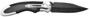 Camillus 19079 Chameleon  3.50" Folding Drop Point Plain Black Carbonitride Titanium AUS-8A SS Blade, Carbon Fiber/Aluminum Handle
