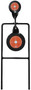 Champion Targets 40875 Gong Spinner Target 3" Top Target/4.7" Bottom Target Black/Orange Steel Bullseye Standing