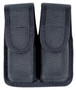 Blackhawk 44A000BK Double Mag Pouch  Black Cordura Compatible w/Single Stack/9mm/40/45