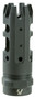 Strike Industries KINGCOMP30 King Comp  Black Steel with 5/8"-24 tpi Threads, 2.62" OAL & 0.87" Diameter for 308 Win, 7.62x51mm NATO AR-Platform