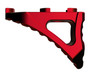 Rise Armament RA030RR Micro Hand Stop  Skeletonized RISE Red Aluminum for M-LOK Handgaurd