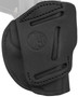 1791 Gunleather 4WH1SBLL 4-Way  IWB/OWB 01 Stealth Black Leather Belt Clip Fits 3-4" Barrel 1911 Left Hand