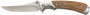 Browning 3220330 Wicked Wing  3.50" Folding Trailing Point Plain Satin 7Cr17MoV SS Blade Amber/Satin G10/SS Handle Includes Pocket Clip