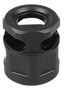 Armaspec ARM4521-BLK Micro Compensator Pawn Black QPQ Nitride Stainless Steel 1/2"x28 Threads