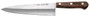 Case 07316 Chef's  8" Fixed Plain Mirror Polished Tru-Sharp SS Blade, Walnut Handle