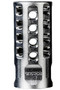 Tapco TAP22010  Muzzle Brake Silver Anodized Aluminum 1/2"x28 Threads 2" OAL .920" Diameter 22LR