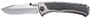 S.O.G SOG-SW1011-C Sideswipe  3.40" Folding Clip Point Plain Bead Blasted 7Cr15MoV SS Blade Gray Anodized Aluminum/G10 Handle Includes Belt Clip