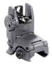 Magpul MAG248-GRY MBUS Sight Rear  Stealth Gray Polymer, Spring-Loaded Flip Up for AR-15/ M16