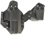 Blackhawk 416125BK Stache Premium Kit IWB Size 25 Black Polymer Belt Clip Fits S&W M&P 9/40 Ambidextrous