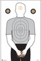 Action Target PIC12100 Entertainment Politically Incorrect Silhouette Paper Hanging 23" x 35" Black/Gray/White 100 Per Box