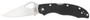 Spyderco BY01GP2 Byrd Harrier 2 3.39" Folding Clip Point Plain 8Cr13MoV SS Blade Black  Textured G10 Handle Includes Pocket Clip