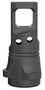 Breek Arms BRK4331 Echo Single Port Muzzle Brake Black Nitride Steel 5/8"x24 Threads 30 Cal Compatible w/ Breek-LOK 3QD