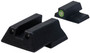 HK 51000933 Night Sight Set  Fixed Green Tritium Black Frame Fits HK VP9/P30/VP40/HK45