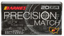 Barnes Bullets 30742 Precision Match  260Rem 140gr Open Tip Match Boat Tail 20 Per Box/10 Case