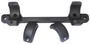 DNZ 12500 Game Reaper Scope Mount/Ring Combo Matte Black 1" Tube, Fits Browning A-Bolt/A-Bolt II Long Action Rifle, High Rings