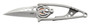 CRKT 5102N Snap Lock  2.55" Folding Drop Point Plain Bead Blasted 420J2 SS Blade/Stainless Steel Handle Features Money Clip Includes Pocket Clip