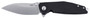 CRKT 2540 IBISD  EDC 3.09" Folding Plain Stonewashed D2 Steel Blade, Black G10 Handle