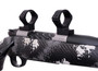 Weatherby TRBVLAS1 Scope Mount/Ring Combo  Matte Black Alloy 1" Tube, Weatherby Mark V Medium Rings Standard 6-Lug Action
