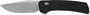 Kershaw 2047 Layup  3.40" Folding Drop Point Plain Stonewashed D2 Steel Blade, Black GFN Handle