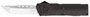CobraTec Knives BCTLWTNS Lightweight  3.25" OTF Tanto Plain D2 Steel Blade/Black Aluminum Handle Includes Pocket Clip