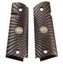 Wilson Combat 351MFS Side Panel Grips Full Size Starburst Cocobolo