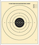 Action Target B8100 Competition NRA Time & Rapid Fire Bullseye Heavy Paper Hanging 25 yds Handgun 21" x 24" Black/White 100 Per Box