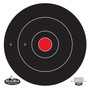 Birchwood Casey 35070 Dirty Bird  12" Bullseye Tagboard Hanging Universal Black/Red 100 Per Pkg