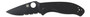 Spyderco C122GBBKPS Tenacious  3.39" Folding Drop Point Part Serrated Black Matte 8Cr13MoV SS Blade Black  Textured G10 Handle Includes Pocket Clip