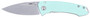 CRKT 2522B Tuna  EDC Compact 2.73" Folding Plain Stonewashed 14C28N Steel Blade, G10/SS Handle