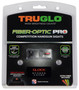 TruGlo TG132G2 Fiber-Optic Pro  Red/Fiber Optic Front Sight-Black/Blank Rear Sight Glock 20/21