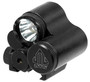 Leapers LTELP28R   Black Anodized Aluminum 120 Lumens CREE LED IRB Bulb Red Laser Picatinny Mount