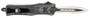 CobraTec Knives SSWCTK1SDAG1SS CTK-1  Small 2.75" OTF Dagger Part Serrated D2 Steel Blade/ Stonewashed Aluminum Handle Features Glass Breaker Includes Pocket Clip