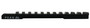 Weatherby J010005 Picatinny Rail  Matte Black Aluminum Weatherby Vanguard Weaver Mount Long Action 20 MOA