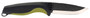 S.O.G SOG17410441 Aegis FX 3.70" Fixed Drop Point Plain Stonewashed 4116 Krupp SS Blade Black w/Moss Green Accents GRN Handle, Includes Sheath