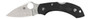 Spyderco C28PBK2 Dragonfly 2  2.25" Folding Clip Point Plain VG-10 SS Blade Black FRN Handle Includes Pocket Clip