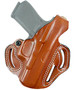 DeSantis Gunhide 001TA0XZ0 Thumb Break Scabbard OWB Tan Leather Belt Slide Fits Springfield Echelon Right Hand