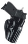 Galco SG800B Stinger  OWB Black Leather Compatible w/ Glock 43/43X/Taurus GX4/Springfield  Hellcat Belt Loop Mount Right Hand