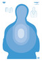 Birchwood Casey 37024 EZE-Scorer  Silhouette Paper Target 23" x 35" 100 Per Pkg