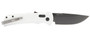 S.O.G SOG11181041 Flash AT 3.45" Folding Straight Back Plain TiNi Cryo D2 Steel Blade, Concrete Gray Textured GRN Handle
