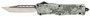 CobraTec Knives LADCCTK1LTNS CTK-1  Large 3.75" OTF Tanto Plain D2 Steel Blade/Army DigiCamo Aluminum Handle Features Glass Breaker Includes Pocket Clip