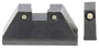 AmeriGlo GL813 Optic Compatible Sight Set for Glock  XL Tall Green Tritium Black Outline Front Sight-Green Tritium Black Outline Rear Sight