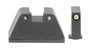 AmeriGlo GL814 Optic Compatible Sight Set for Glock  2XL Tall Green Tritium Black Outline Front Sight-Green Tritium Black Outline Rear Sight