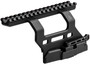 Leapers MTUAK01 Quick-Detachable AK Side Mount  Matte Black Anodized Aluminum 6.69" Long