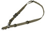 Magpul MAG518RGR MS4 Sling GEN2 Ranger Green Nylon 48"-60" OAL Adjustable One-Two Point AR Platform