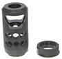 Ruger 90641 American Muzzle Brake Black Matte Steel 11/16"x24 Threads, 2.20" OAL, 1" Diameter 45-70 Gov/450 Bushmaster