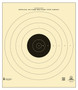 Action Target SR1100 Sighting Military Bullseye Tagboard Hanging 100 yds 21" x 21" Black/White 100 Per Box