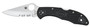 Spyderco C11PSBK Delica 4  2.88" Folding Drop Point Part Serrated VG-10 SS Blade, Black Textured FRN Handle, Includes Pocket Clip