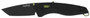 S.O.G SOG11410941 Aegis AT 3.13" Folding Drop Point Plain Black TiNi Cryo D2 Steel Blade/Black w/Moss Accents GRN Handle
